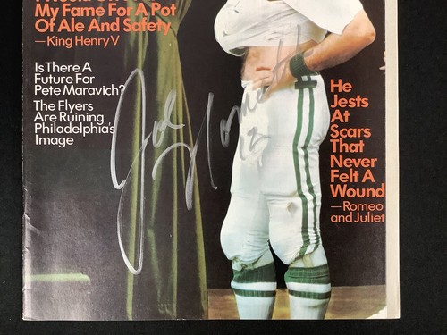 Joe Namath Signed Sport Mag Dec 73 No Label NY Jets Football Autograph HOF JSA - Picture 3 of 5