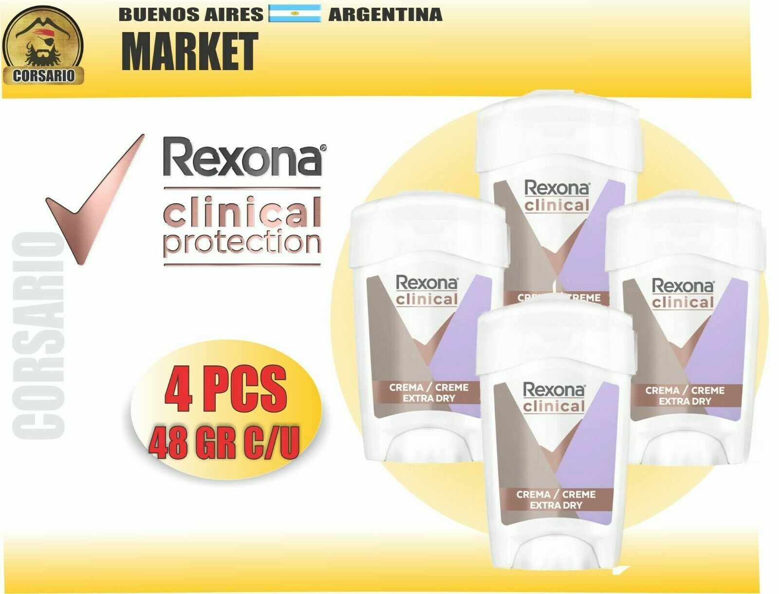 Rexona Clinical for all genders free shipping - AliExpress