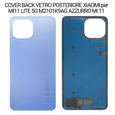 Vidro Traseiro Original Para Xiaomi Mi 11 Lite 5G Tampa Traseira M2101k9ag M2101k9g Peças Da Caixa Porta I.462135596