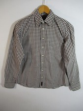 Vintage Ralph Ralph Lauren Button Front Shirt Men Small Check Long Sleeve Cotton