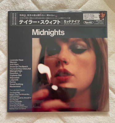 Taylor Swift ザ・レイト・ナイト・エディション Limited帯入り Taylor Swift Midnights The Late Night Edition Japan Limited CD New