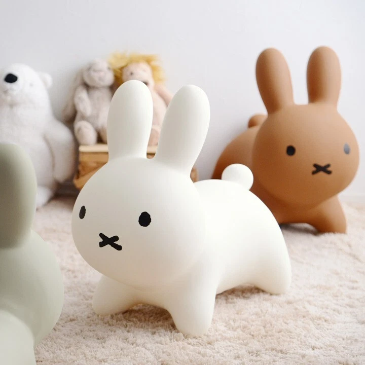 Silla de rebote suave ides Bruna Bon Miffy juguete de conejo para montar 3 colores regalo Foto 3 de 4