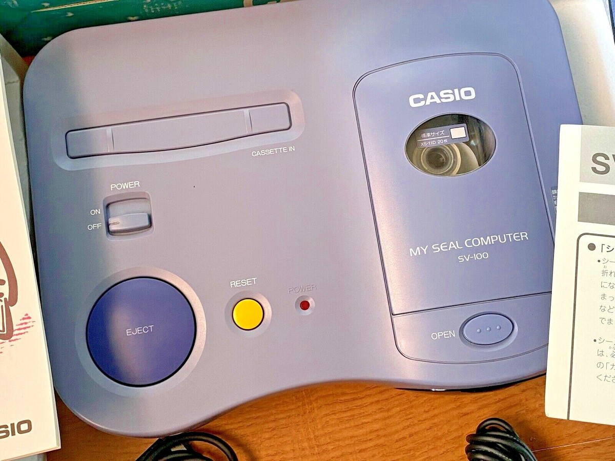 Casio Loopy My Seal Computer SV-100 Video Game Console