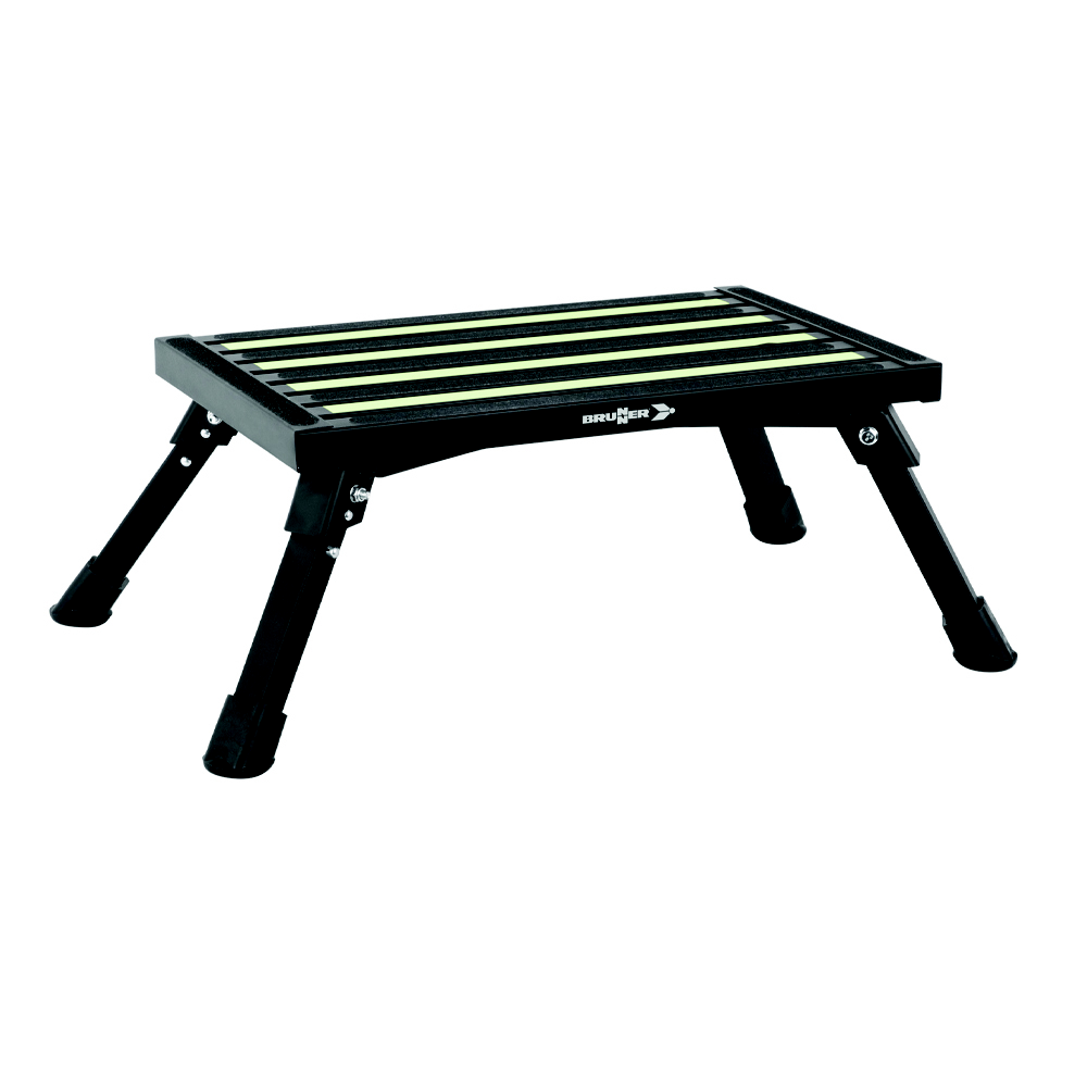 gradino pieghevole per camper/caravan Go Step Black Fluo Nero Brunner