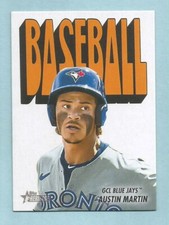 2021 Topps Heritage Minor League Austin Martin 72TPCC-3 1972 PACK COVER CARD