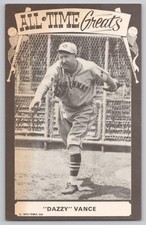 1973-80  Dazzy Vance Cincinnati Tcma All Time Greats Postcard Baseball Hof