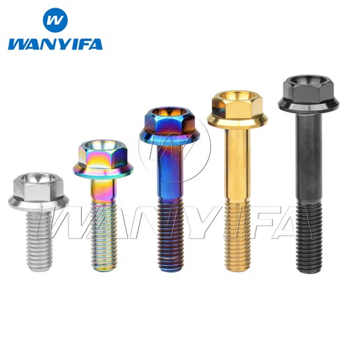M8 Titanium Bolts Flange Head Hex Screw Grade 5 Fastener 15 20 25 30 35 40 45 55 - Picture 4 of 12