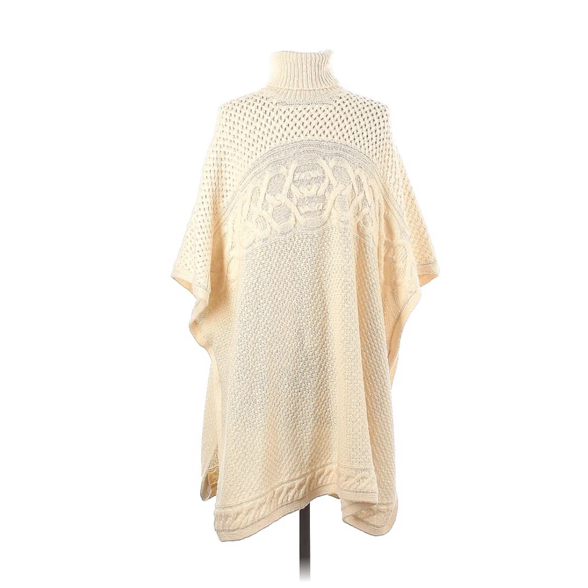 ralph lauren turtleneck poncho