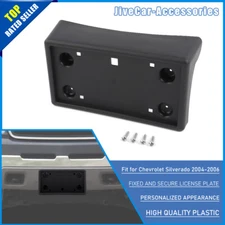 Front License Plate Frame Bracket Mounting Holder For Chevy Silverado 2004-2006