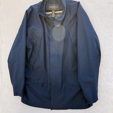 Eddie Bauer Jacket Coat Men XL Blue Vintage Full Zip Gore Tex Rain