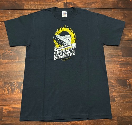 New Brooks 2011 Run Happy Tour T-Shirt Size Medium - Picture 2 of 4