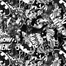 Pellicola adesiva lucida CAR WRAPPING STICKER BOMB auto moto HEROES 