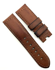 Officine Panerai 24mm x 22mm Brown Calfskin Leather Watch Strap Authentic OEM