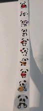 Sticker/ 500 Aufkleber/ Rolle/ Panda/ Bär/ B...