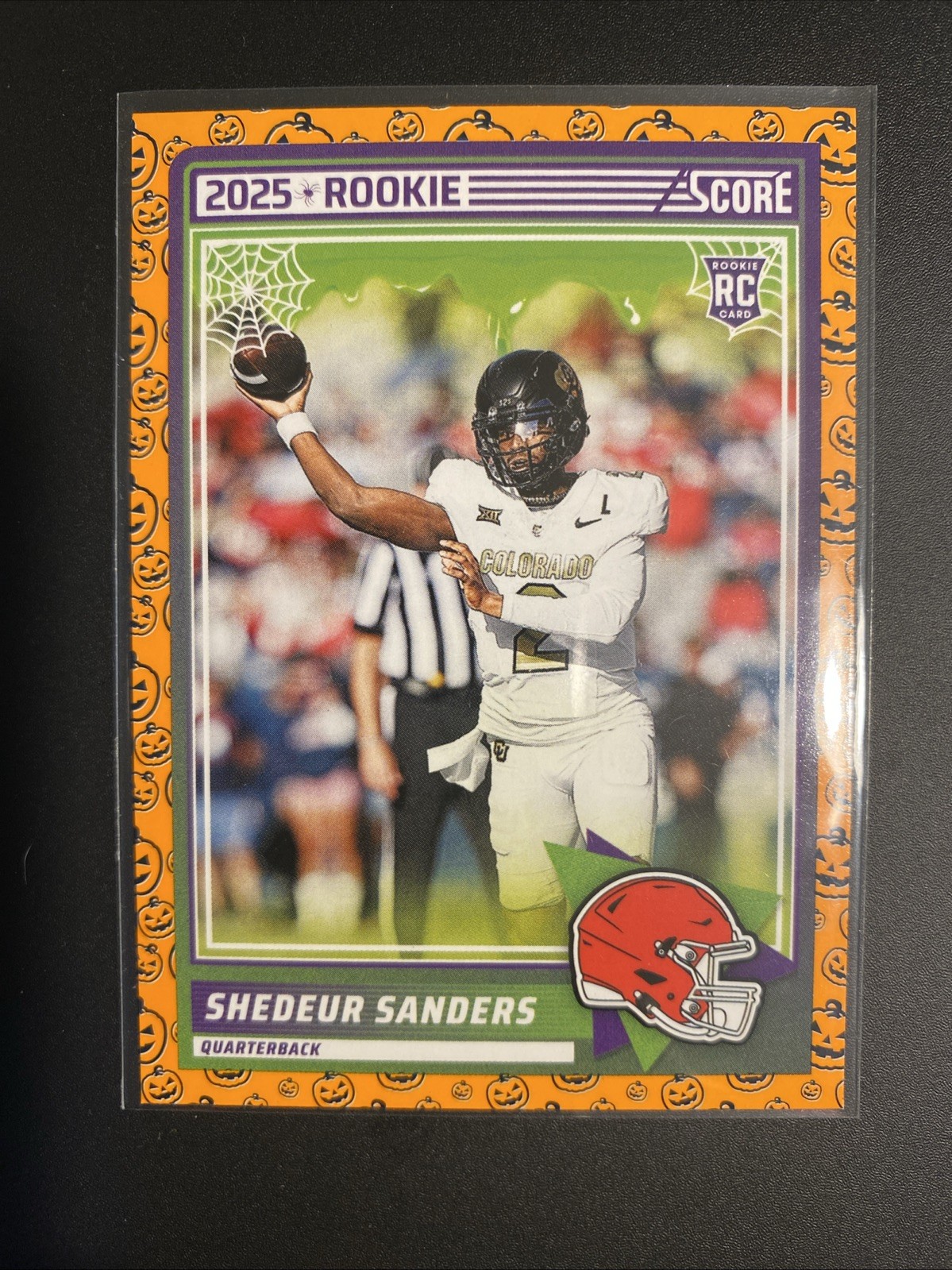 Shedeur Sanders 2025 Score A Treat Halloween Rookie Card #15 Cleveland Browns