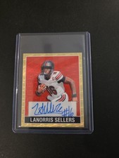 Marketplace image: 2025 Leaf 15th Anniversary LaNorris Sellers Auto Red Flood Superfractor Mini 1/1