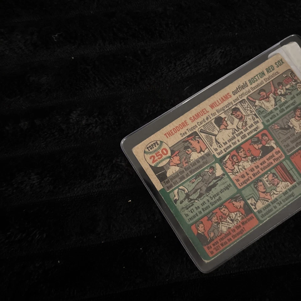 1954 Topps - Ted Williams #250 Foto 4 de 4