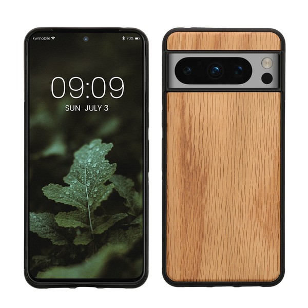 Holz SchutzhüLle FüR Google Pixel 8 Pro Hardcase Tpu Bumper Eichenholz HüLle-image