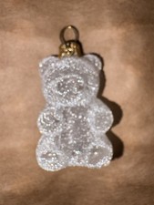 Glass Gummy Bear Christmas Ornament Glass Candy Sweets Food Themed Your Choice