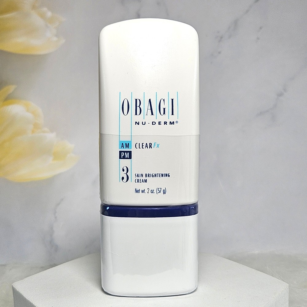 Obagi Nu Derm Clear FX #3 Skin Brightening Cream 2 oz NEW SEALED