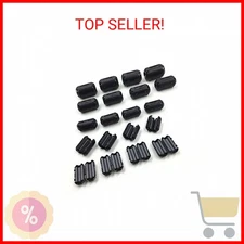 20 Pcs Snap on Ferrite Core Cord Ring RFI EMI Noise Filter Suppressor Cable Clip