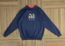Vintage 90s Save the Children It's Raining Dogs Crewneck Sweatshirt large Granny