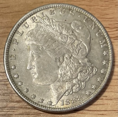 1888-O Morgan Silver Dollar $1 Coin Circulated 0.9 Fineness US Silver