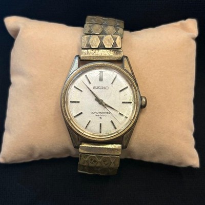 Seiko Road Marvel 5740-8000 36000 Manual Wind Watch Used Damaged Condition