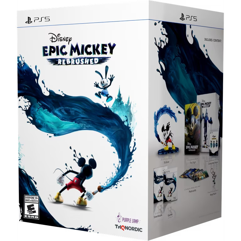 Play Station 5 Epic Mickey Rebrushed Collector's Edition Numbered /5000