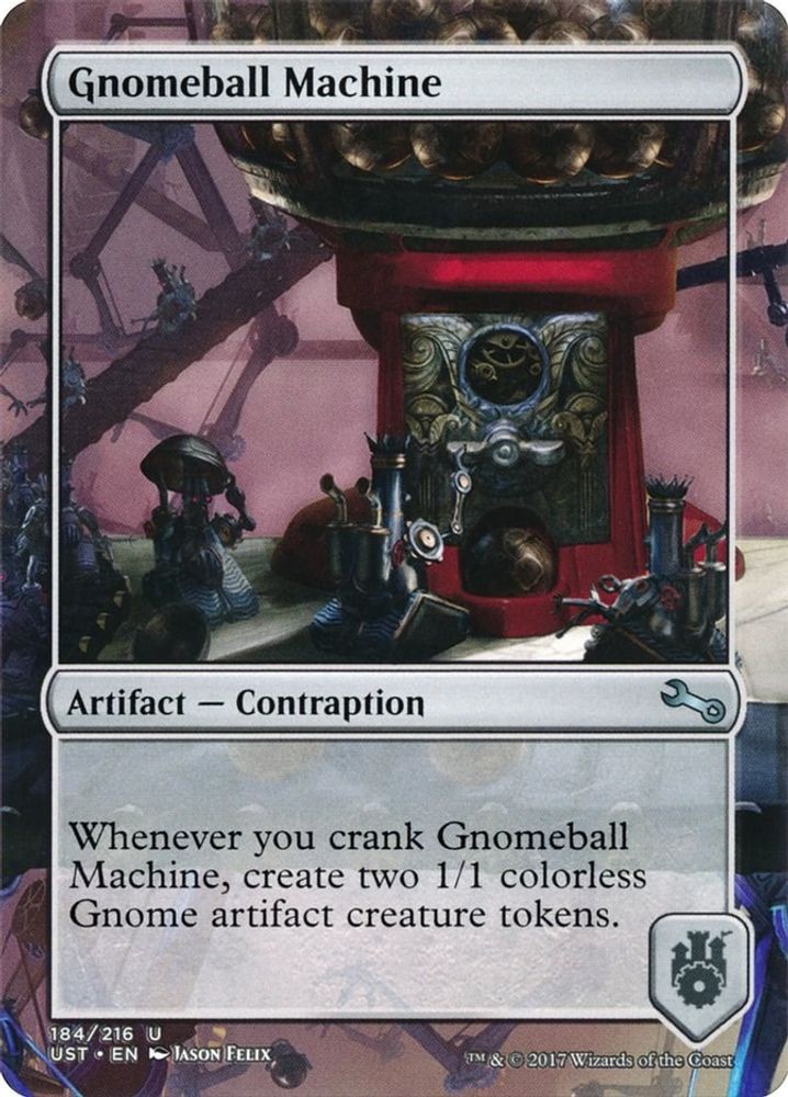 Gnomeball Machine #184 Unstable Lightly Played Magic The Gathering