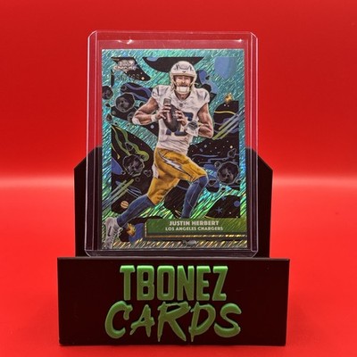 2025 Topps Cosmic Chrome - Justin Herbert #53 Aqua Equinox Refractor /199
