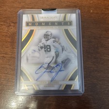 2023 Panini Immaculate Moments - Josh Jacobs Autograph - 40/49 Raiders