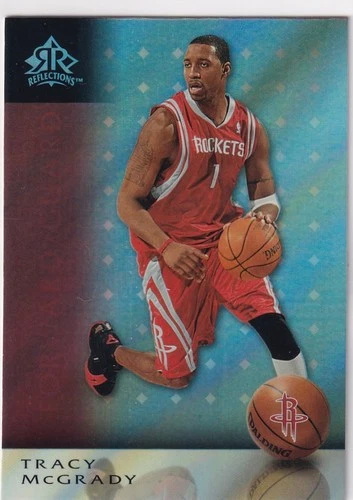 2006-07 UPPER DECK REFLECTIONS TRACY MCGRADY ROCKETS MAGIC RAPTORS NBA ** M-12-8