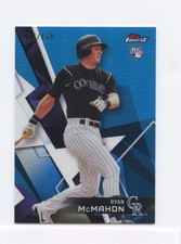 Ryan McMahon 2018 Topps Finest RC Rookie Blue Refractor /150 Rockies