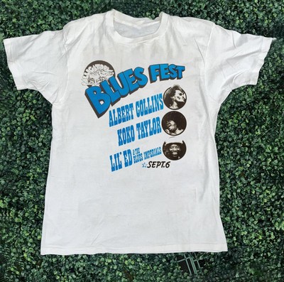 Albert Collins Koko Taylor Blues Fest Adult Cotton Shirt Short Tee shirt