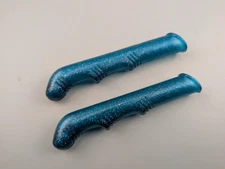Schwinn NOS Bicycle Brake Lever Covers SKY BLUE GLITTER * STINGRAY & OTHERS