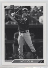 2020 Bowman Heritage Black & White Nick Solak #96 lz7