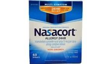 Nasacort Allergy 24HR Nasal Spray for Adults, Non-Drowsy & Alcohol-Free, 60...