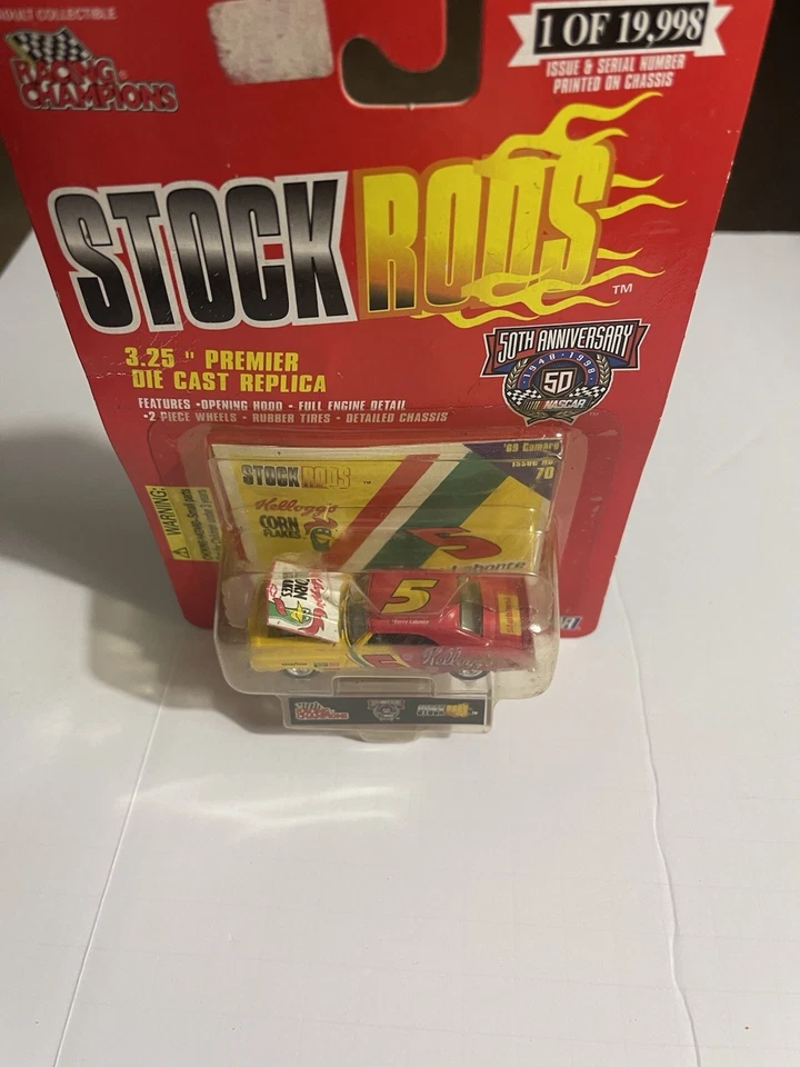 Гоночные чемпионы - - запас стержней - выпуск #57 Kellogg's #5 3,25 новый запечатанный - Изображение 2 из 3