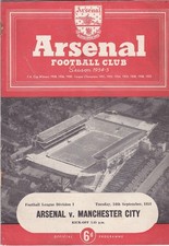 1954 1955 Arsenal v Manchester City