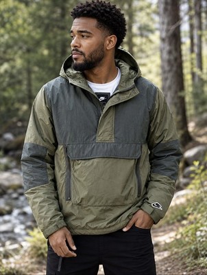 NWOT Nike NSW Synthetic Fill Repel Anorak Hooded Jacket Sz M/Olive Green DS