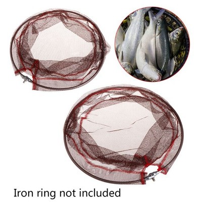 Fishing Net Mesh Bag Silicone Landing Net High Density Tackle Accessories 35/40c
