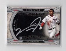 2018 Topps Five Star Victor Robles Silver Signatures Auto /35 - #FFSS-VR