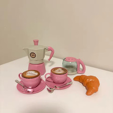 11PCS pretend Play Simulation Coffee Set Tableware Play House/Outdoor Kitchen