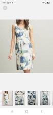 Banana Republic 100% Silk Watercolor Sheath Dress 4