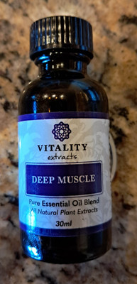 Vitality Extracts DEEP MUSCLE Pure Essential Oil All Natural Plant Extract- 30ml