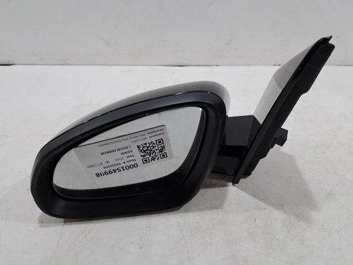 VAUXHALL ADAM MK1 2013-2020 Hatch Black Front Left Door Wing Mirror OEM 39045956
