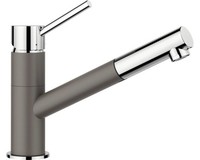 Blanco KüChenarmatur Mit Handbrause KANO-S Chrom Vulkangrau 527654