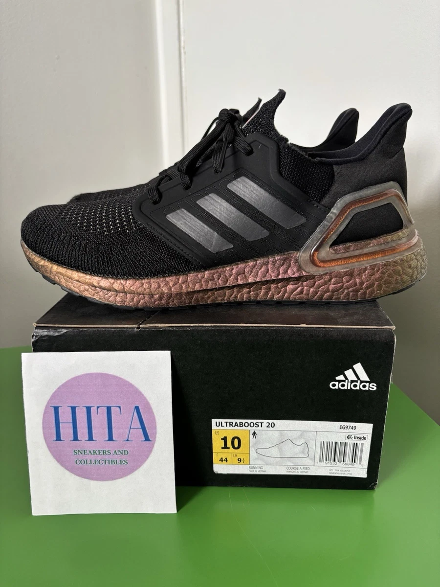 adidas UltraBoost 20 Black Signal Pink - EG9749 for Sale