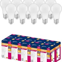 10Er Sparpack Osram Led Value Classic E27 8.5W 2700K Warmweiß Led 60W GlüHbirne